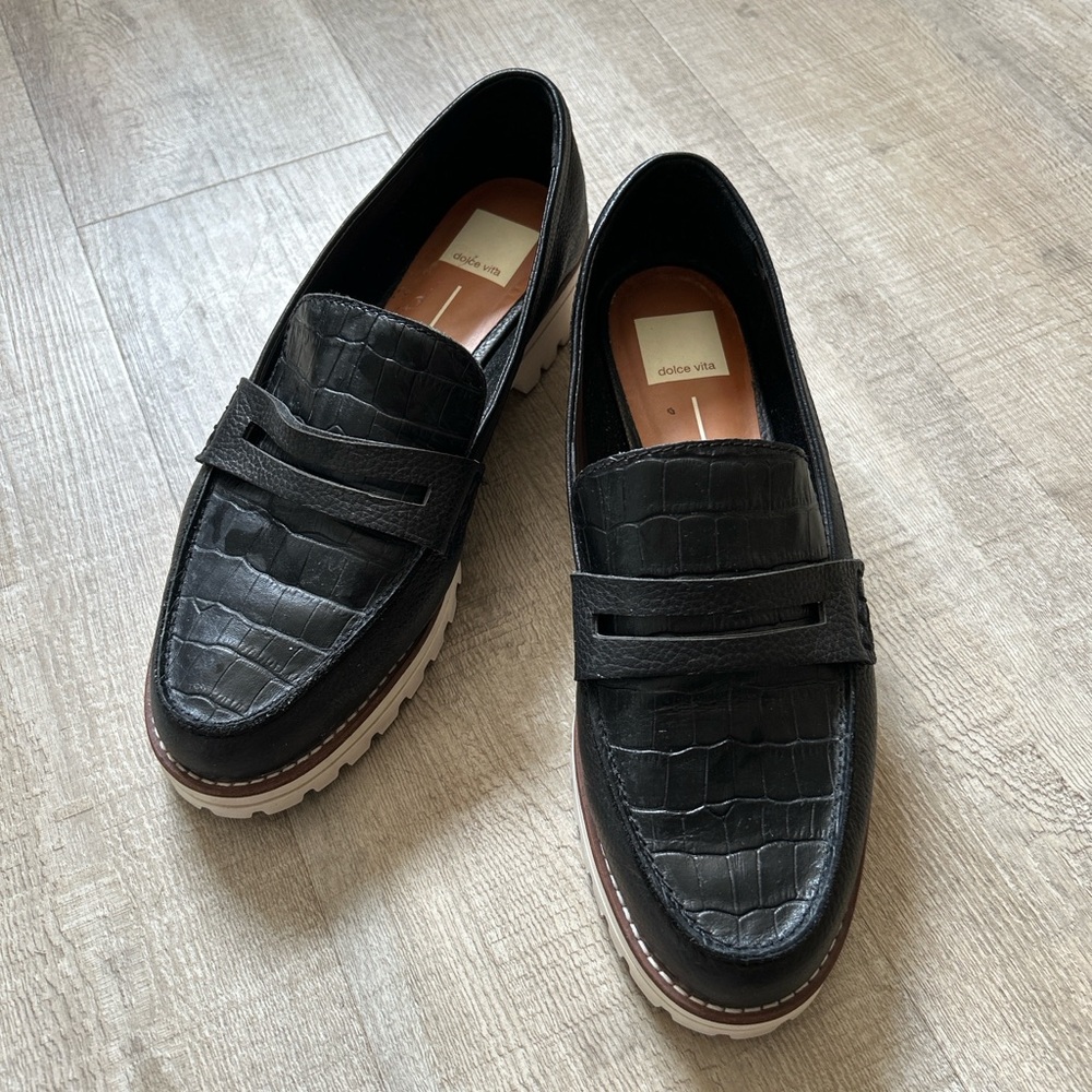 Dolce Vita Black leather Loafers